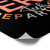 Funny Emergency Department Tech Emergency Room Tec Poster (Ecke)