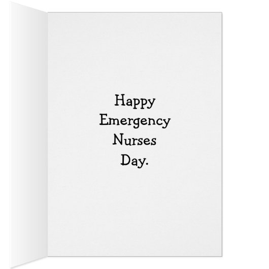 Funny Emergency Nurses Day Card "Spectickles" (Innen (Rechts))