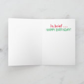 Funny Emergency Underpanants Karte (Innenseite)