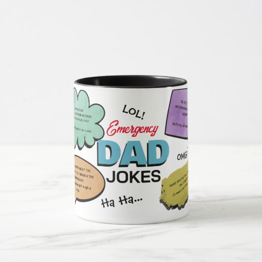 Funny Emergency Vater Jokes Gift Tasse (Zentrum)