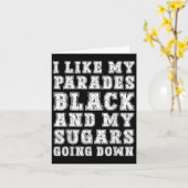 Funny Emo Rock Musik Zitat Black Parade Unterwegs Karte (Gelbe Blume)