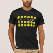 Funny Emoji Dadittude T-Shirt (Vorderseite)