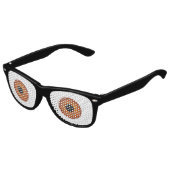 FUNNY EMOJI. FUNNY BROWN EYES PARTYBRILLE (Schrägansicht)