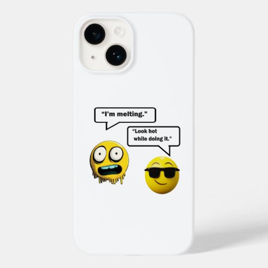 Funny Emoji iPhone / iPad Case (Rückseite)