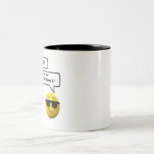 Funny Emoji-Kaffeepause Tasse (Mittel)