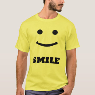 Funny Emoji lächelnd Gesicht T-Shirt