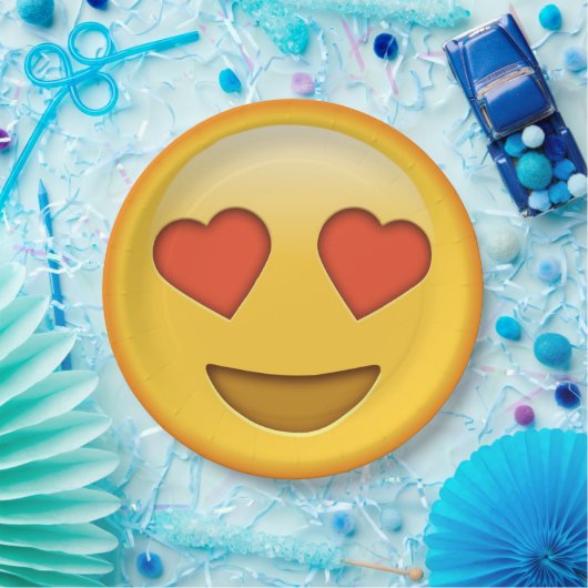 Funny Emoji Papierplatte Pappteller (Party)