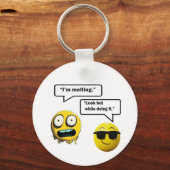 Funny Emoji Schlüsselanhänger (Vorderseite)