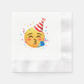 Funny Emoticon Party Serviette (Vorderseite)
