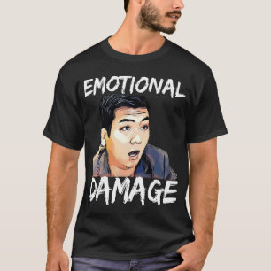 Funny emotional Damast Sarcastic Meme, die asiatis T-Shirt