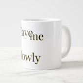 Funny emotional niedlich cool Jumbo-Tasse (Vorderseite Rechts)