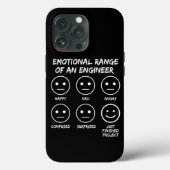 Funny Emotional Range eines Ingenieurlüfters Case-Mate iPhone Hülle (Rückseite)