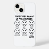 Funny Emotional Range eines Ingenieurlüfters Case-Mate iPhone Hülle (Rückseite)