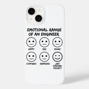 Funny Emotional Range eines Ingenieurlüfters Case-Mate iPhone 14 Hülle