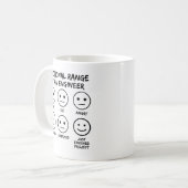 Funny Emotional Range eines Ingenieurlüfters Kaffeetasse (Vorderseite Links)