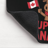 Funny Emotional Support Canadian Hockey Player Coa Mousepad (Ecke)