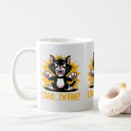Funny Emotional Support Katzen Lover Cat Mamas & V Kaffeetasse