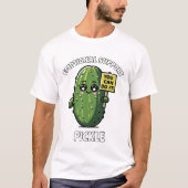 Funny emotional support pickle T-Shirt (Vorderseite)