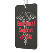 Funny Emotional Support Vehicle Joke Autolufterfrischer (Links)