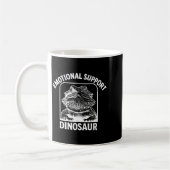 Funny Emotional Suprt Dinosaur  Kaffeetasse (Links)