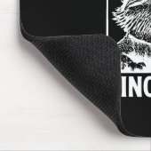 Funny Emotional Suprt Dinosaur Mousepad (Ecke)