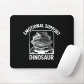 Funny Emotional Suprt Dinosaur Mousepad (Mit Mouse)