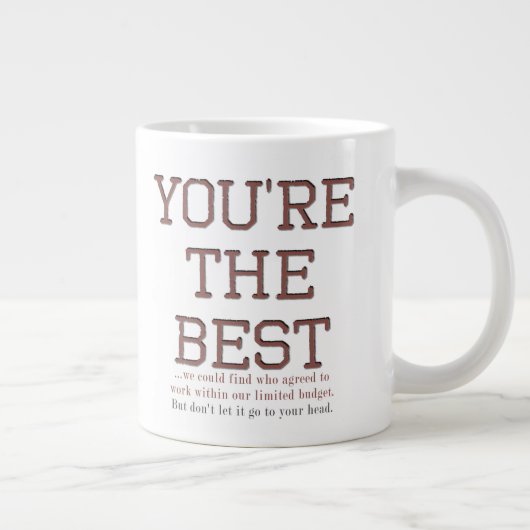 Funny Employee Appreciation Tasse (Rechts)