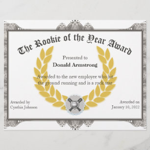 Funny Employee Award - Rookie des Jahres
