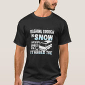 Funny Emt First Responder Paramedic Christmas Wint T-Shirt (Vorderseite)