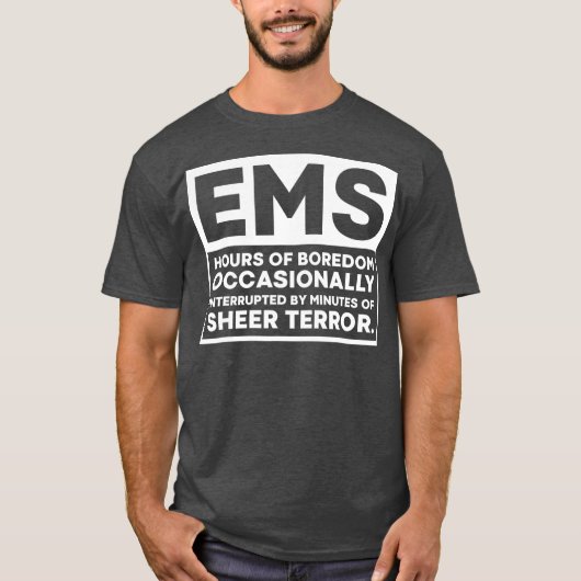 Funny EMT Geschenk First Responder paramedic EMS T-Shirt (Vorderseite)