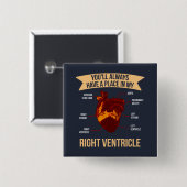 Funny EMT Paramedic Pun Statement Button (Vorne & Hinten)