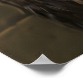 Funny Emu Bathroom Print, Newspaper Reading Animal Poster (Ecke)