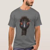 Funny Emu Bird - Coole Emu Illustration T-Shirt (Vorderseite)