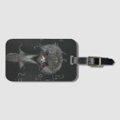 Funny Emu Einstein Gepäckanhänger (Vorderseite (Horizontal))