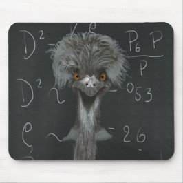 Funny Emu Einstein Mousepad