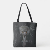 Funny Emu Einstein Tasche (Rückseite)