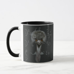 Funny Emu Einstein Tasse