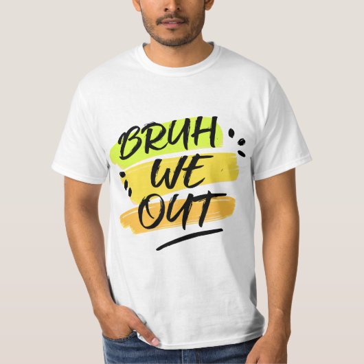 Funny End School Lehrer Summer Bruh Wir raus T-Shirt (Vorderseite)