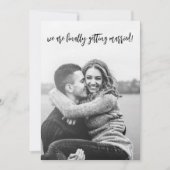 Funny Endlich Erheiratung Hochzeit Save The Date (Vorderseite)