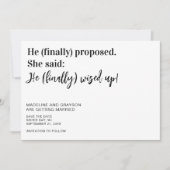 Funny EndWedding Save the Date (Vorderseite)