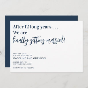 Funny EndWedding Save the Date