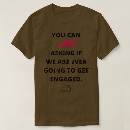 Funny Engagement Announcement T I Said Yes Fiancee T-Shirt (Design vorne)