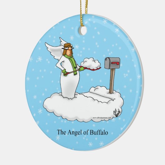 Funny Engel von Buffalo Xmas Ornament (Links)