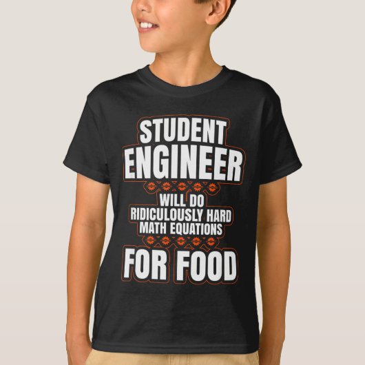 Funny Engineer Engineering College Student S T-Shirt (Vorderseite)