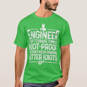 Funny Engineer Geschenk für Männer Coole Ingenieur T-Shirt