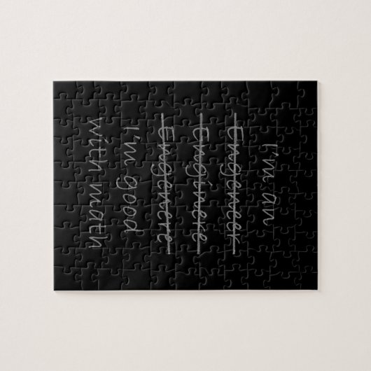 Funny Engineer Puzzle (Horizontal)