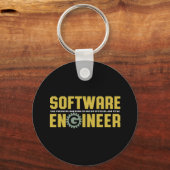 Funny Engineer Software Engineering und Programmie Schlüsselanhänger (Vorderseite)