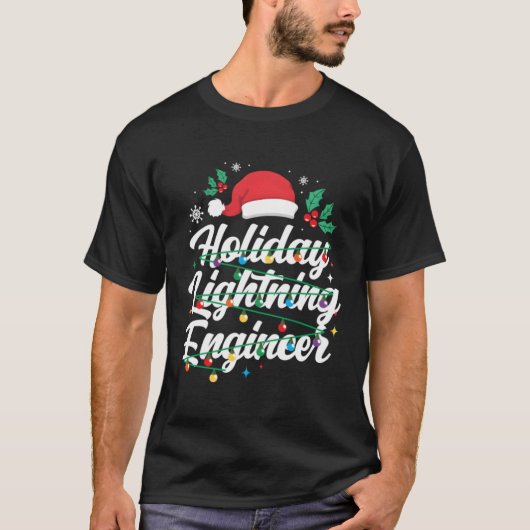 Funny Engineer Ugly Christmas Sweaters T-Shirt (Vorderseite)