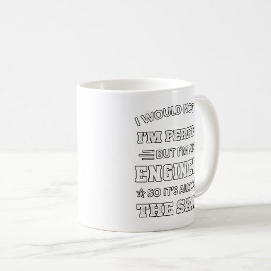 Funny Engineering Kaffeetasse (VorderseiteRechts)
