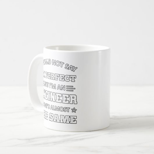Funny Engineering Kaffeetasse (Vorderseite Links)